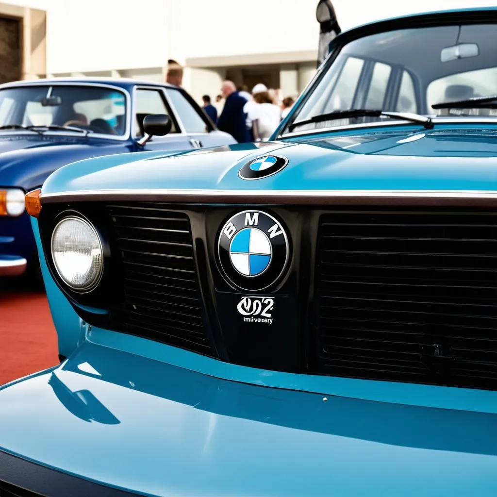 classic car show with bmw