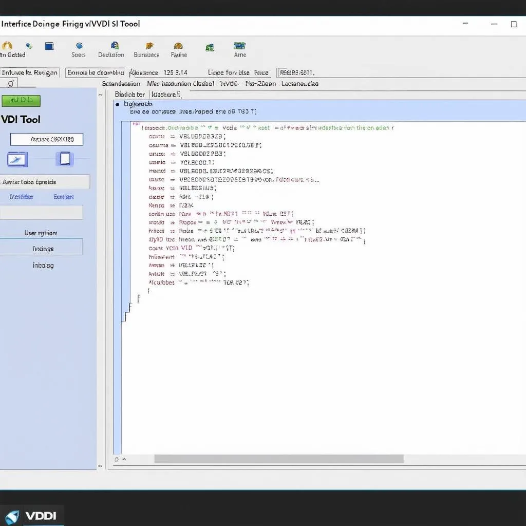 VVDI Tool User Interface