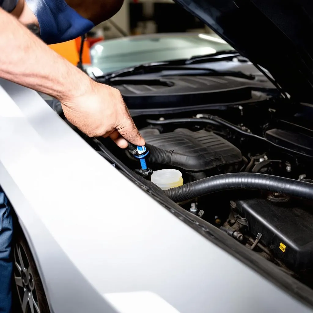 BMW Coolant Hose Clip Inspection