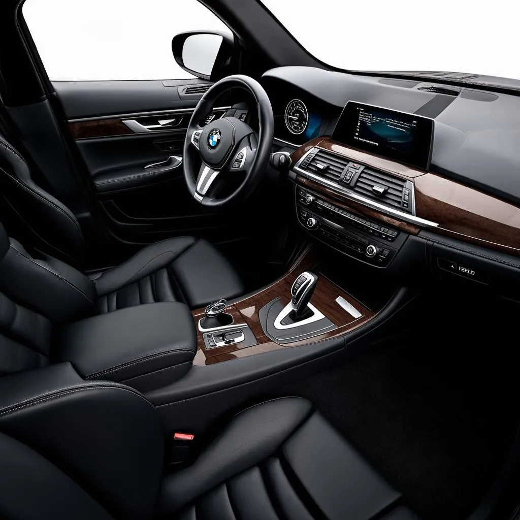 BMW Dark Graphite Interior