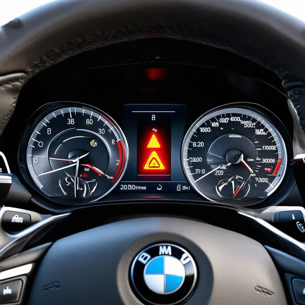 BMW dashboard warning lights