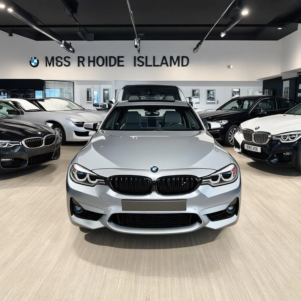 A BMW dealership in Rhode Island