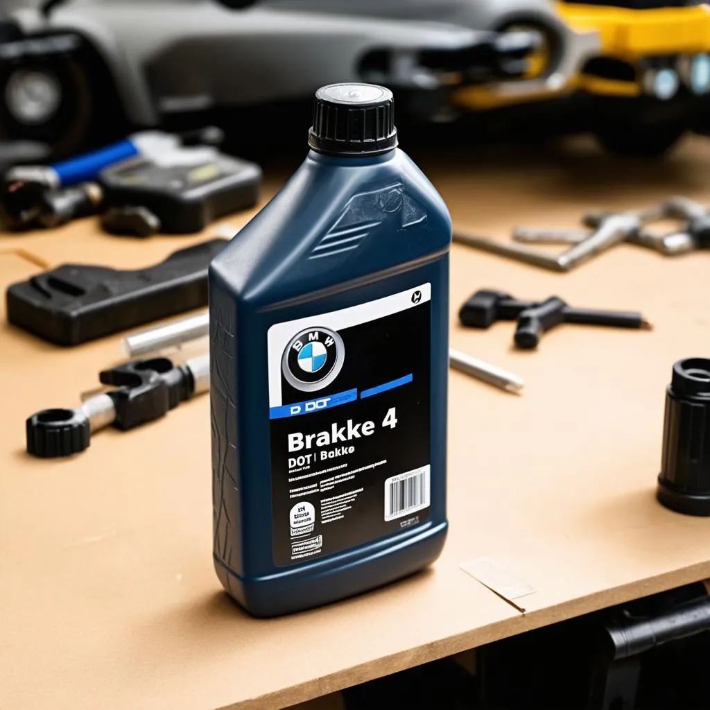 BMW DOT 4 Brake Fluid Bottle