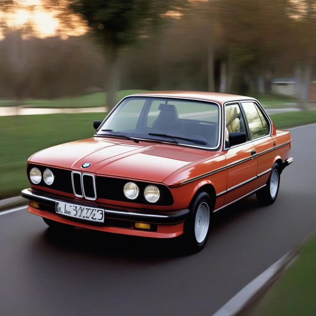 1981 BMW E21 3 Series: A compact sports sedan