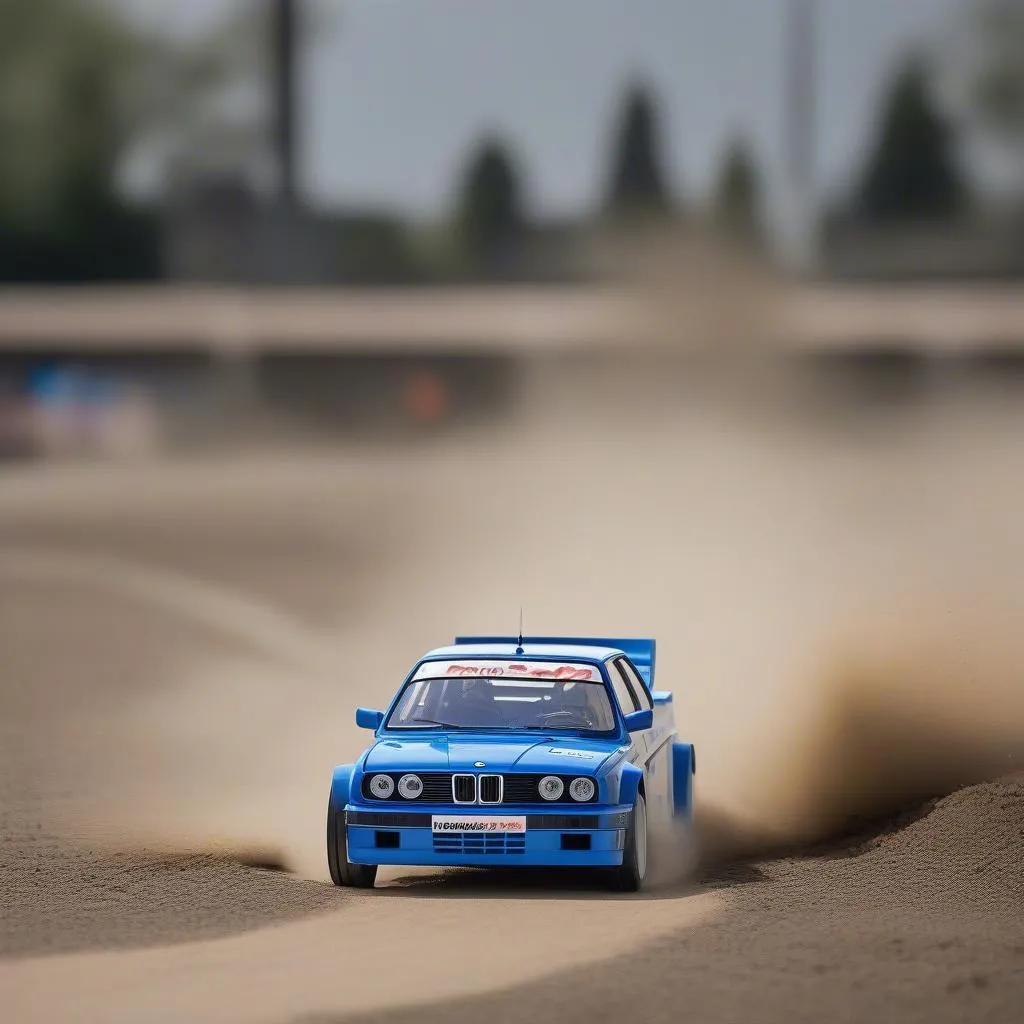 BMW E30 RC car racing