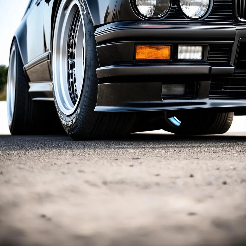 BMW E30 stance details