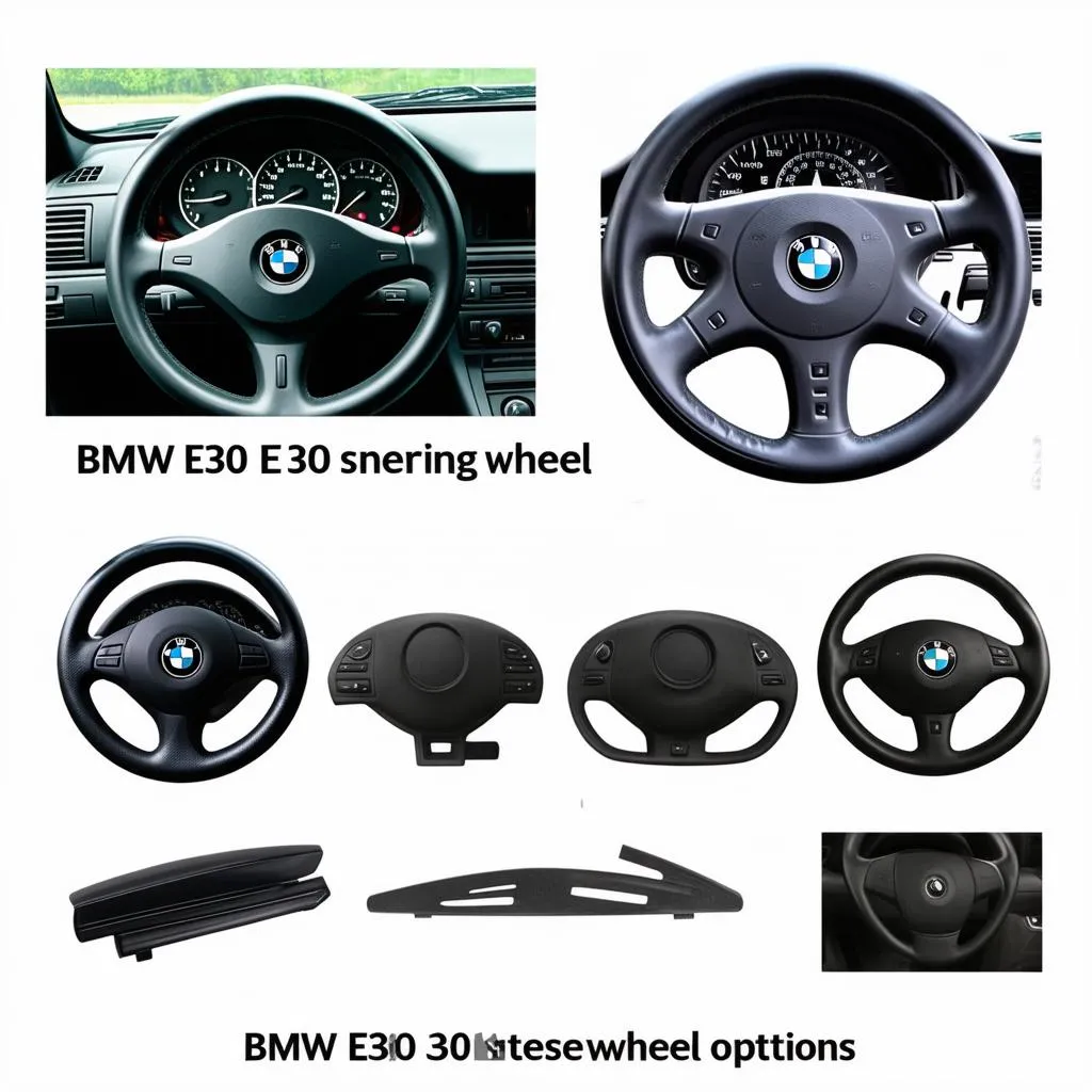 BMW E30 Steering Wheel Options