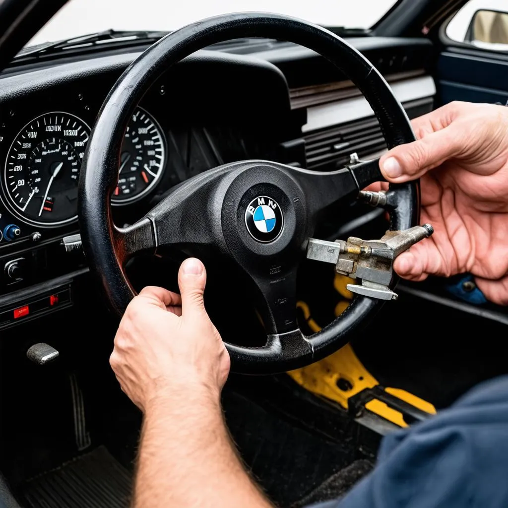 BMW E30 Steering Wheel Replacement