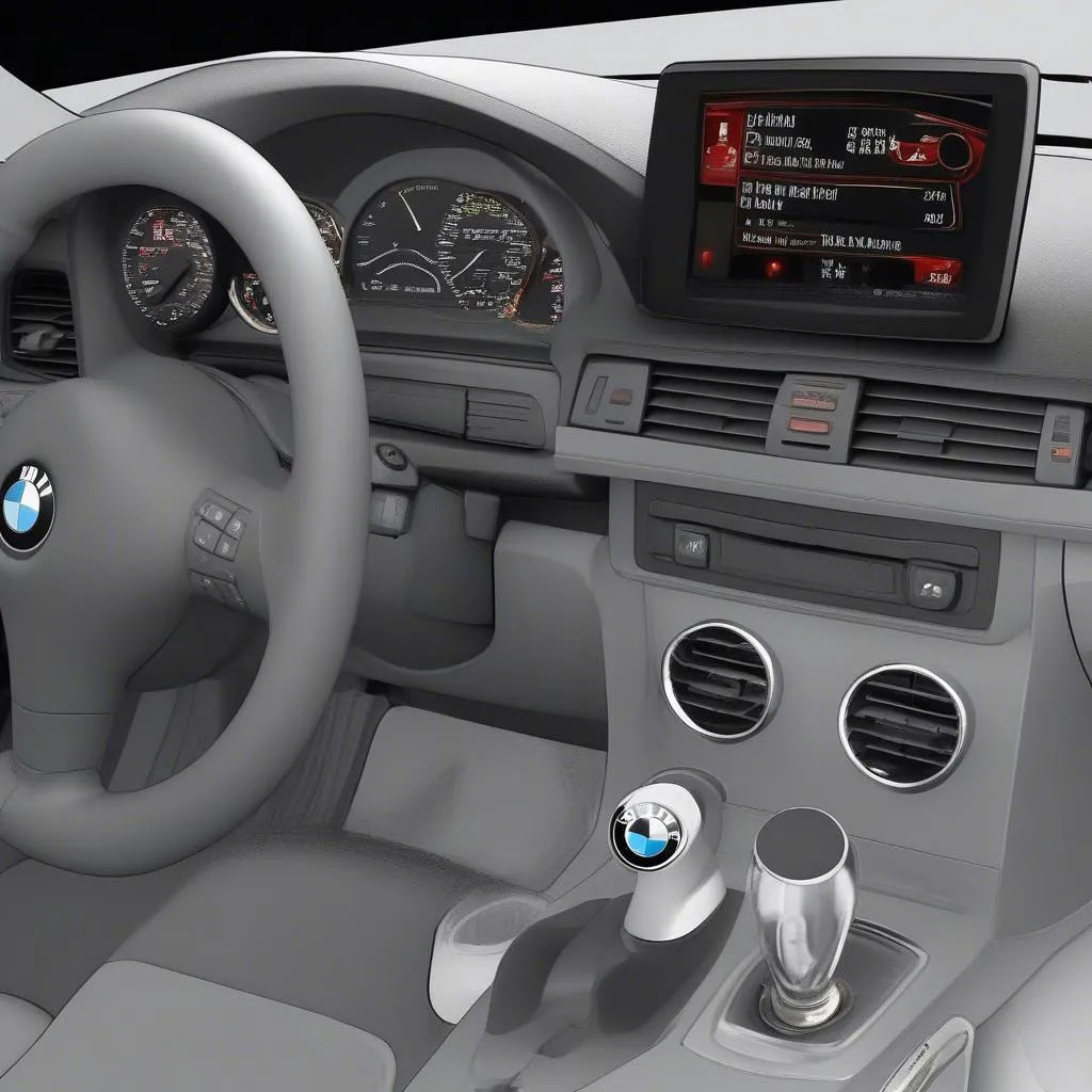 BMW E46 Dashboard with LCM