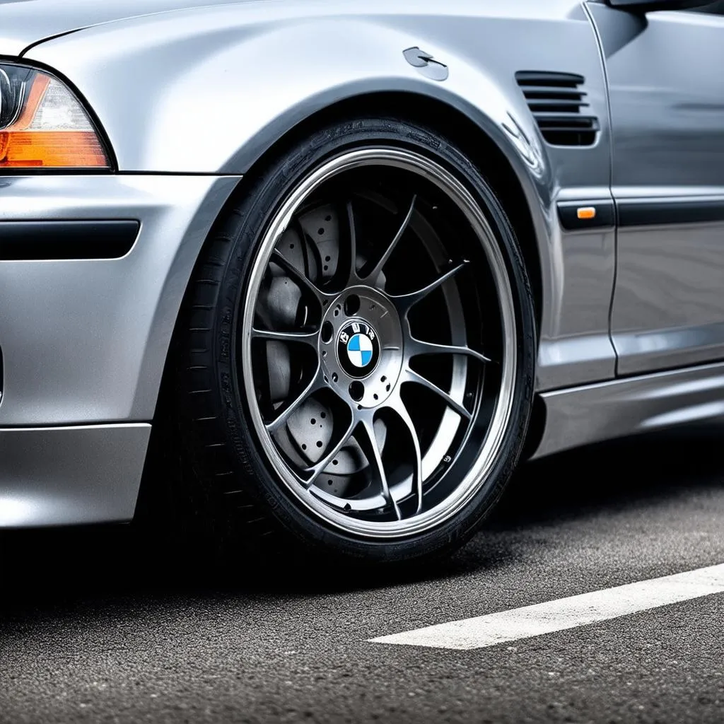 E46 BMW wheel upgrade