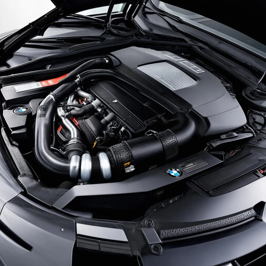 BMW E60 Engine Bay