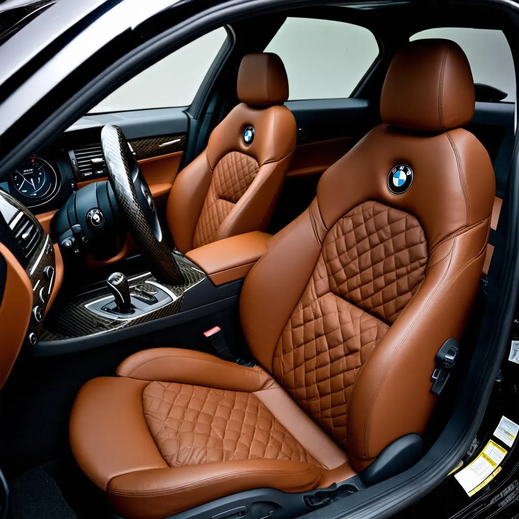 Luxurious Custom Interior of a BMW E90