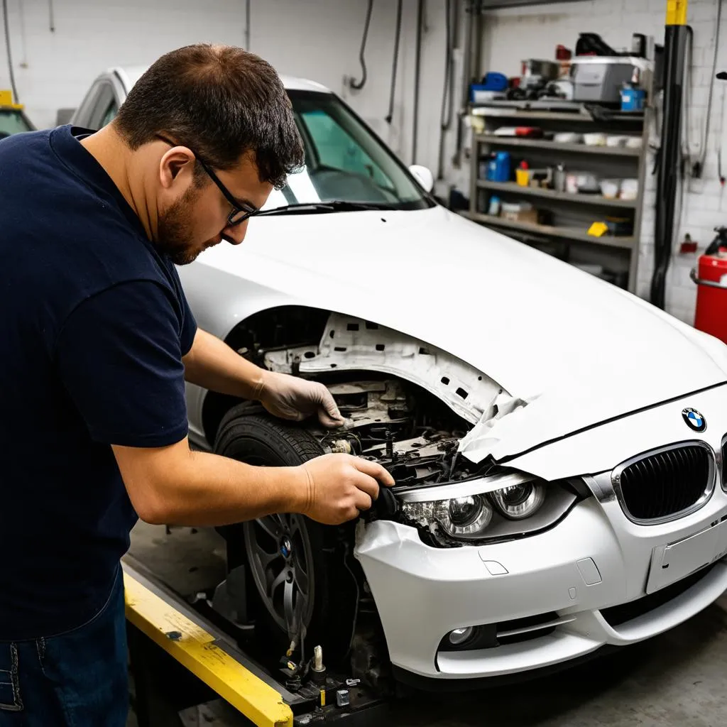 BMW E90 Headlight Repair