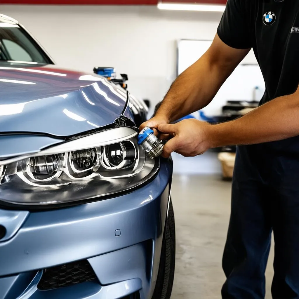 BMW E90 Headlight Replacement