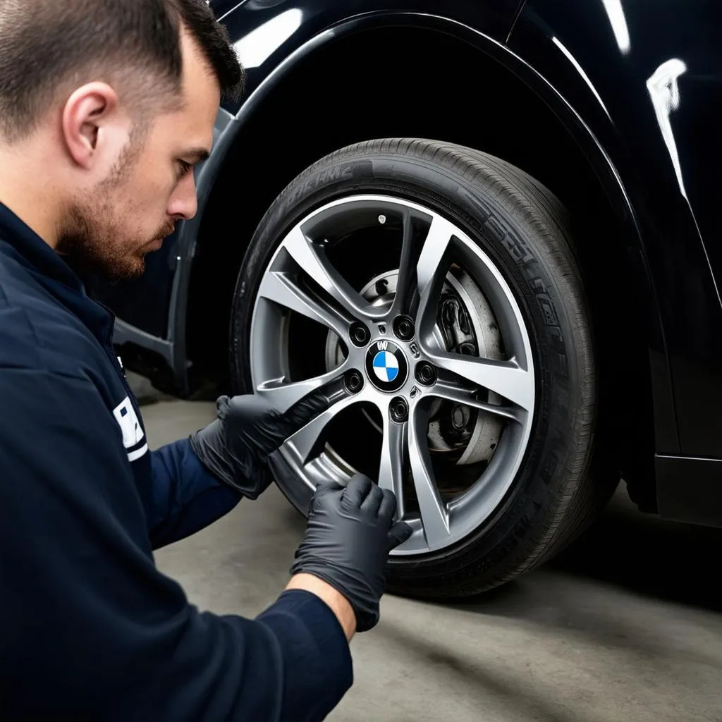 BMW ESR Wheel Installation