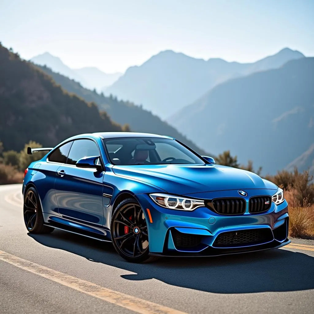 BMW M3 in Estoril Blue Metallic