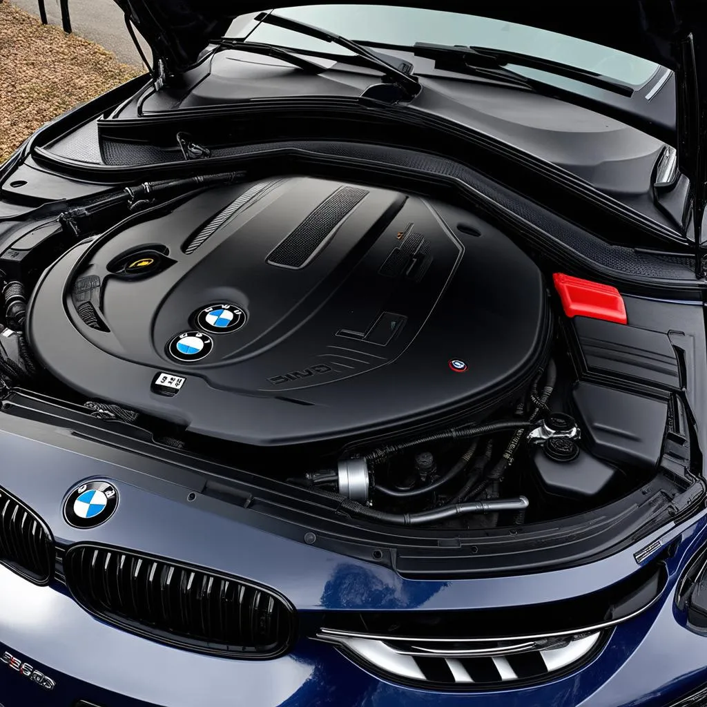 BMW F10 528i engine bay