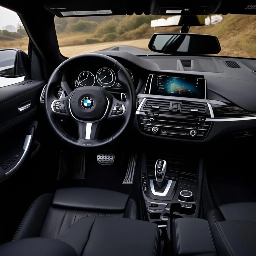 BMW F10 interior modification