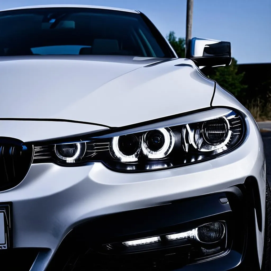 BMW F30 with LED Headlights