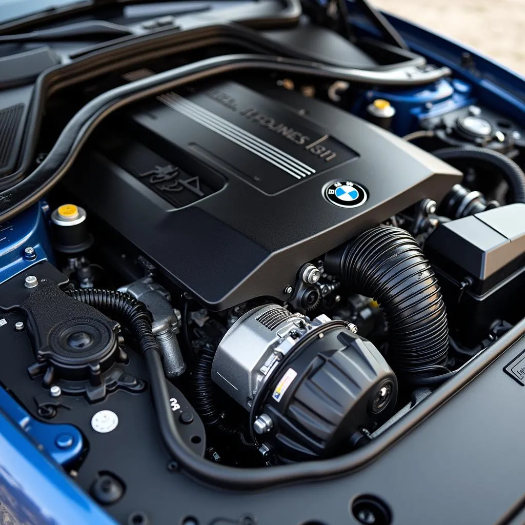 BMW F32 engine bay