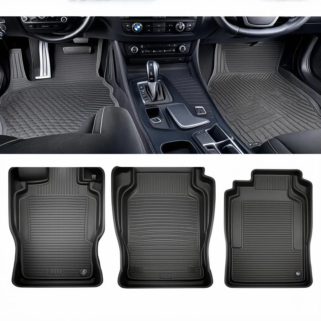 Wide selection of BMW rubber floor mats