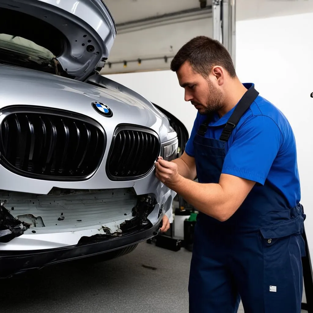 BMW Front Bumper Replacement