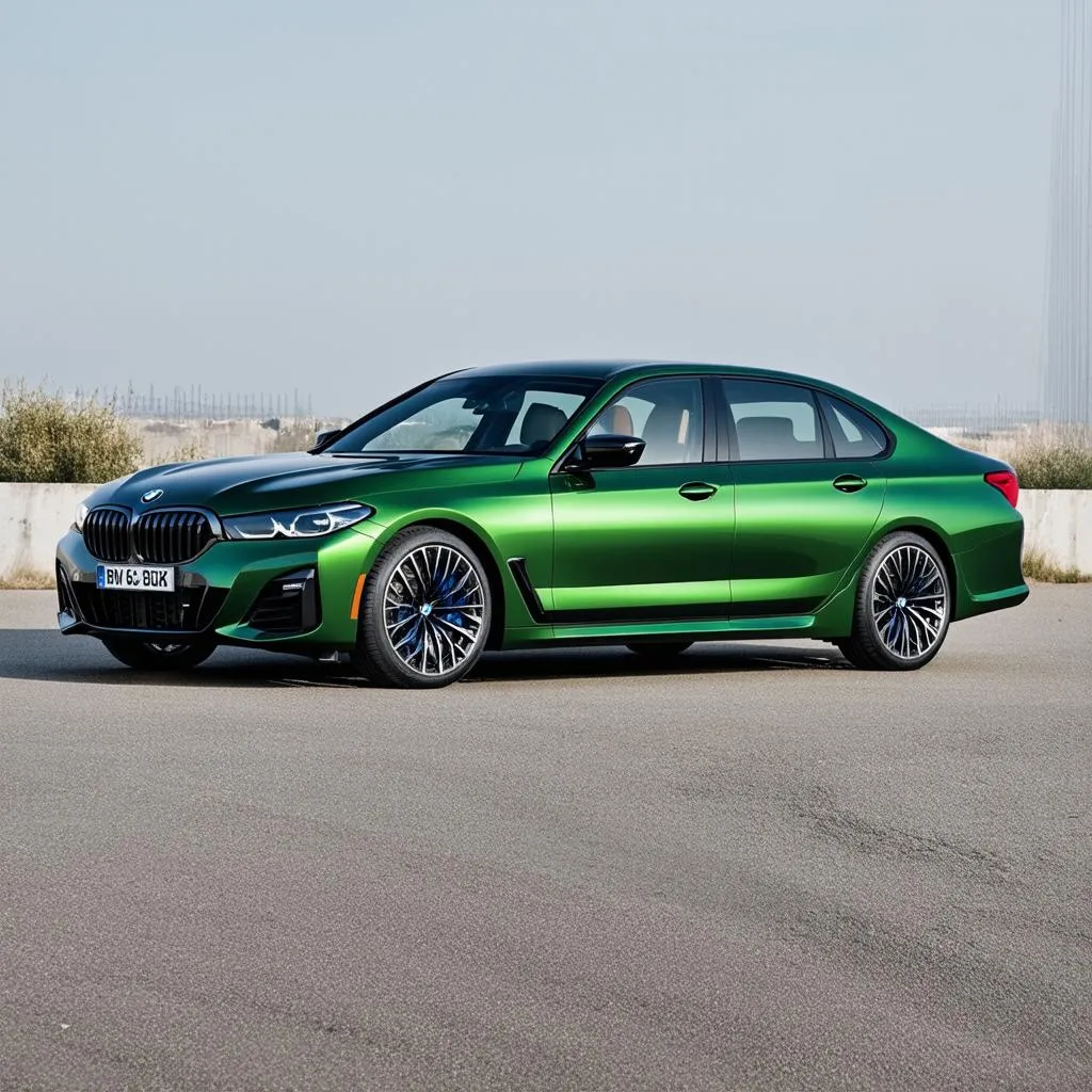 BMW G80 Green Car