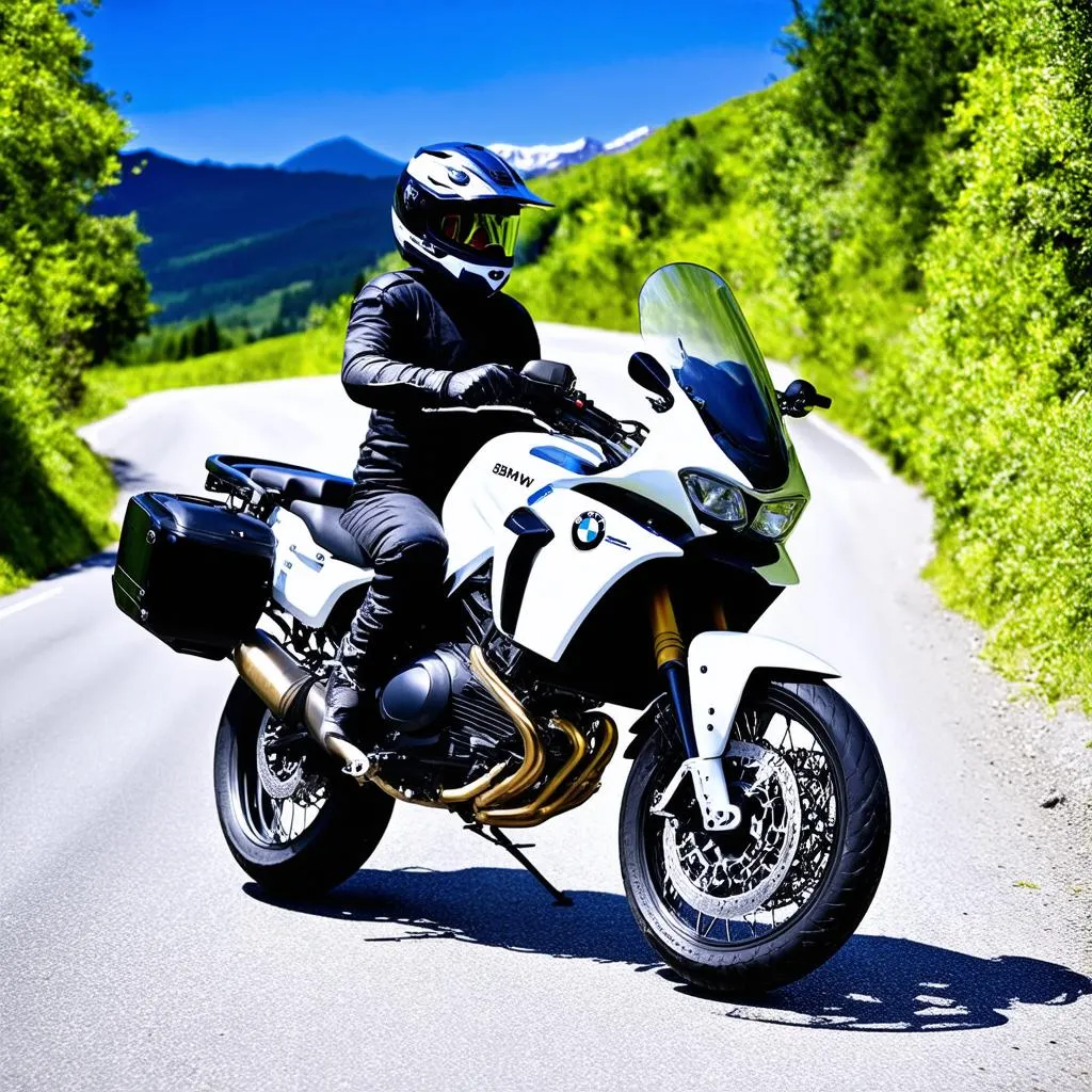 BMW GS Adventure on the Road