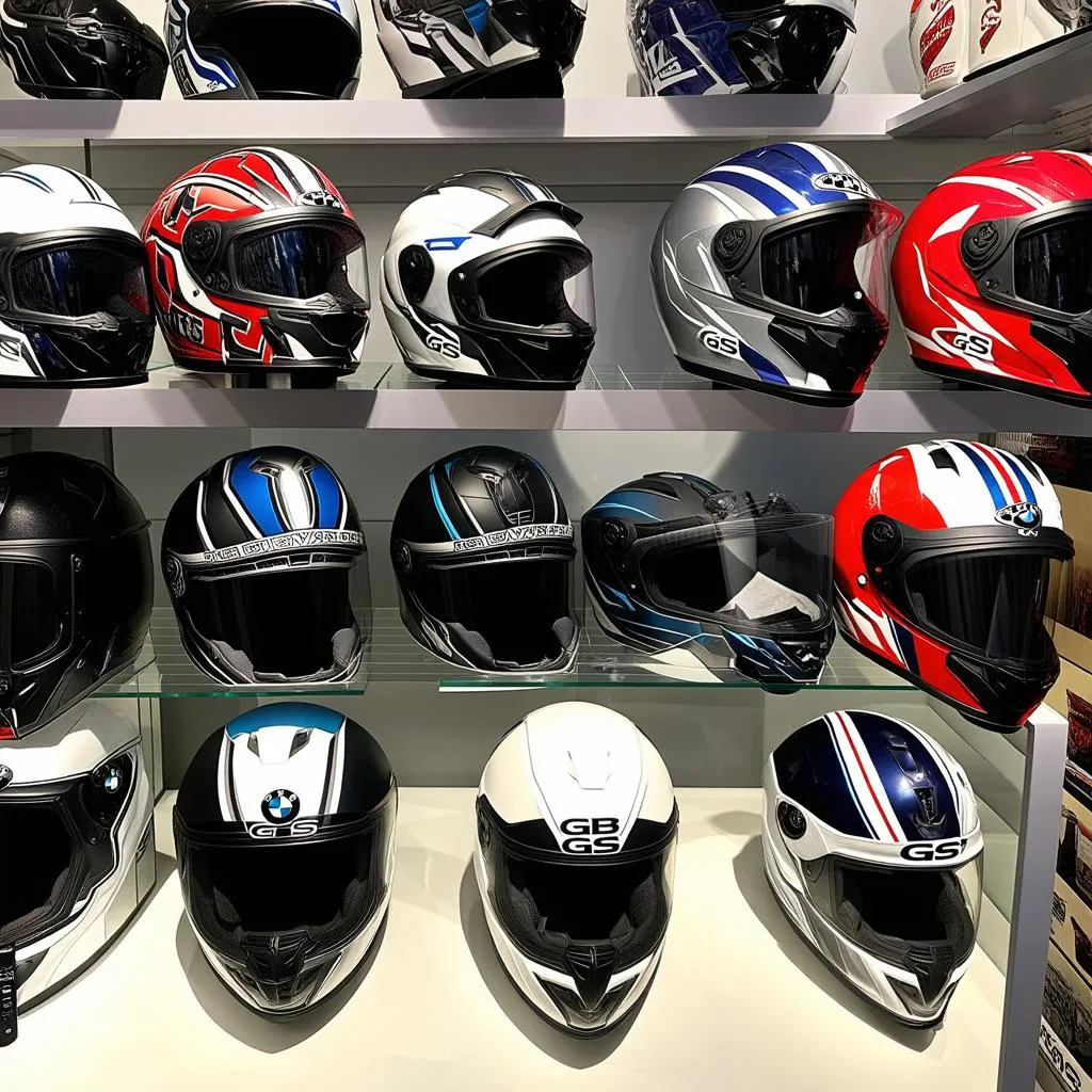 BMW GS Helmet Selection