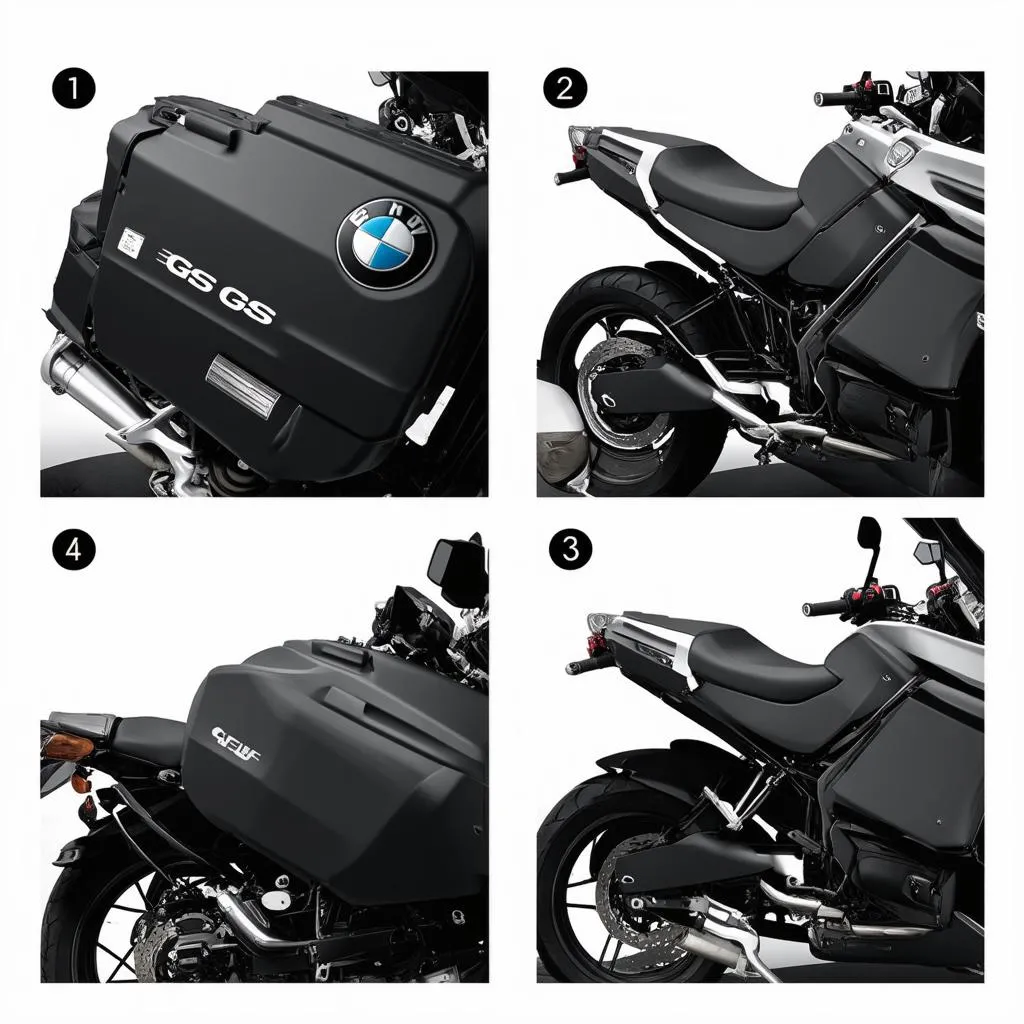 Installing BMW GS side cases