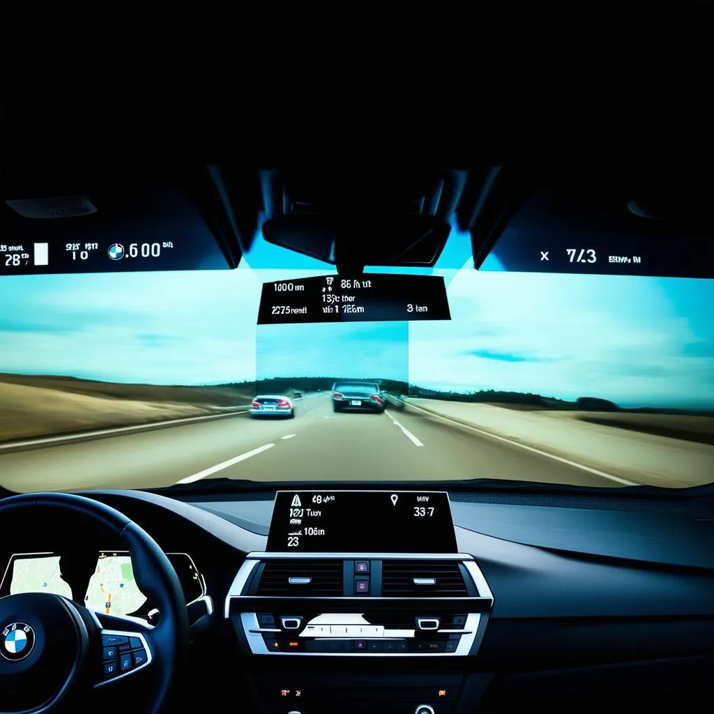 BMW head-up display retrofit