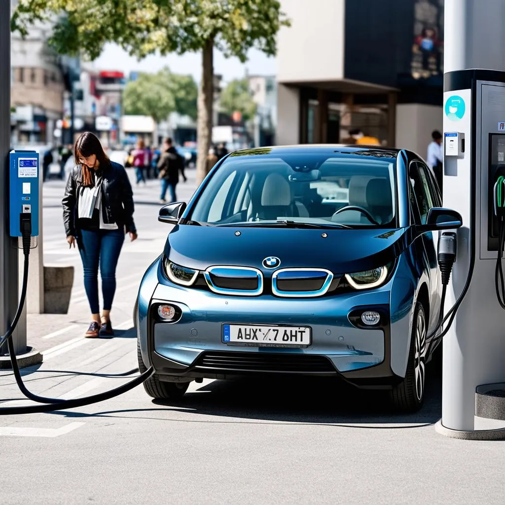 BMW i3 public charging