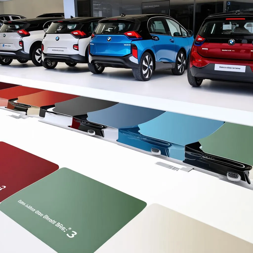 BMW i3 color samples