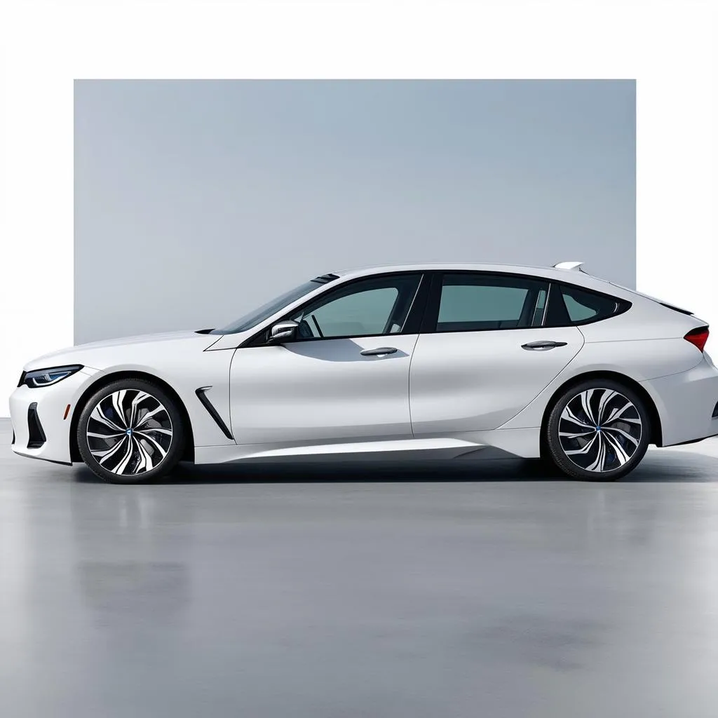 BMW i4 mineral white metallic