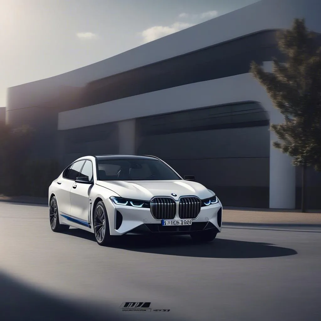 BMW i7 Alpine White with M Sport Package Exterior