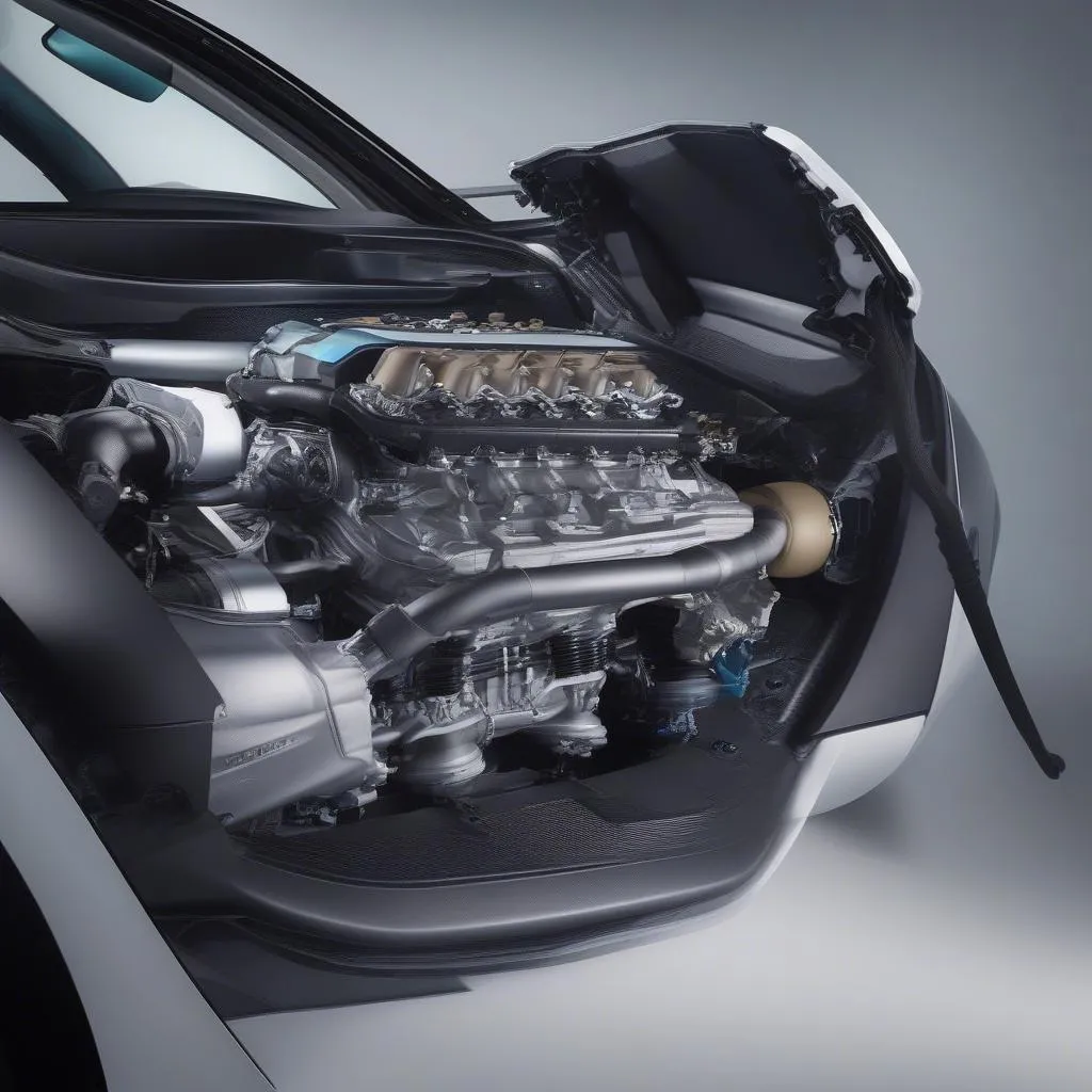 BMW i8 engine