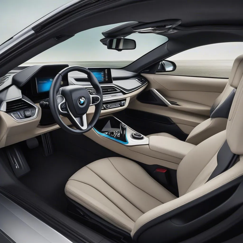 BMW i8 interior