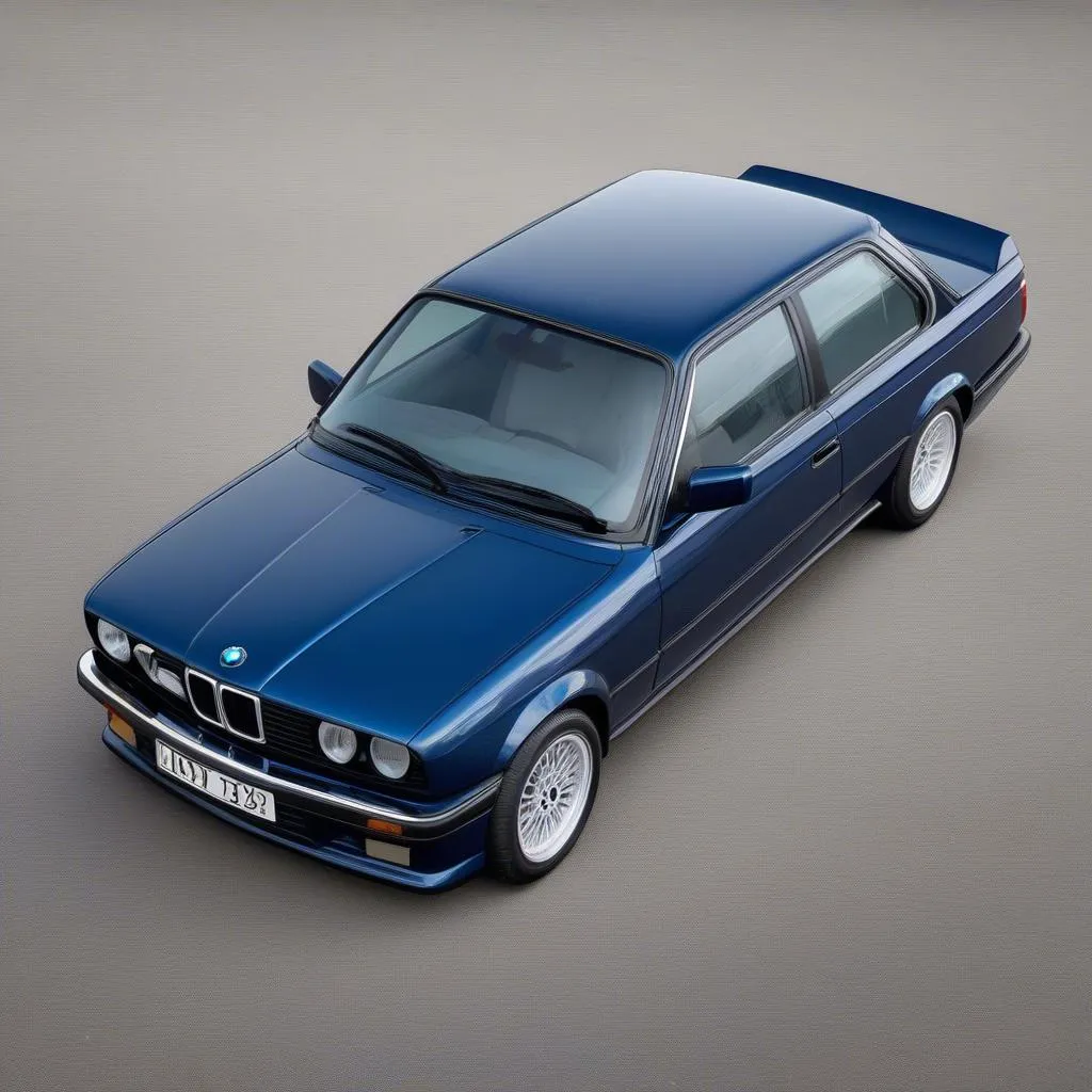 BMW Imperial Blue Metallic E30