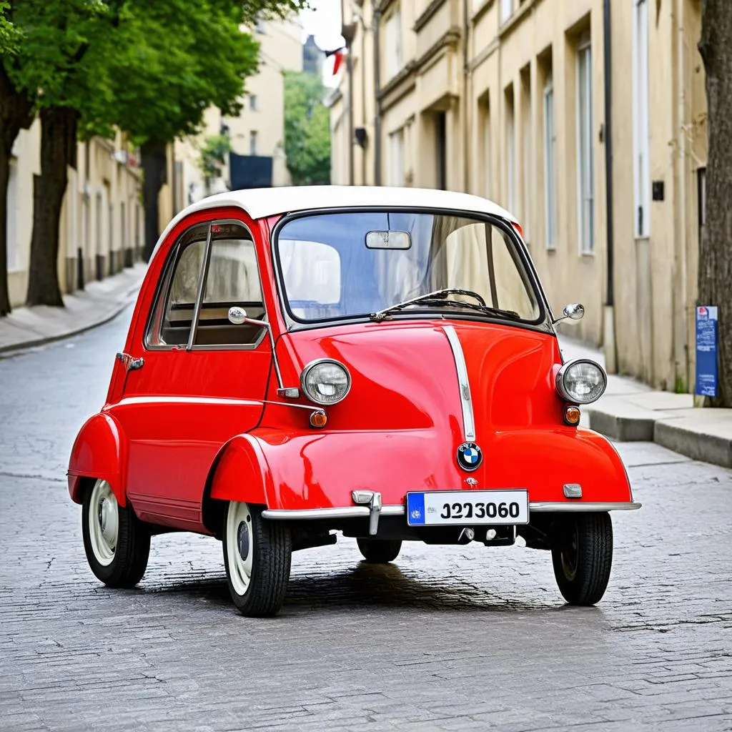 bmw isetta 600 parking