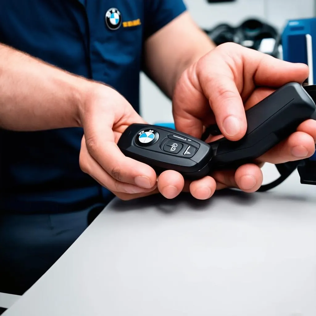 BMW key fob programming