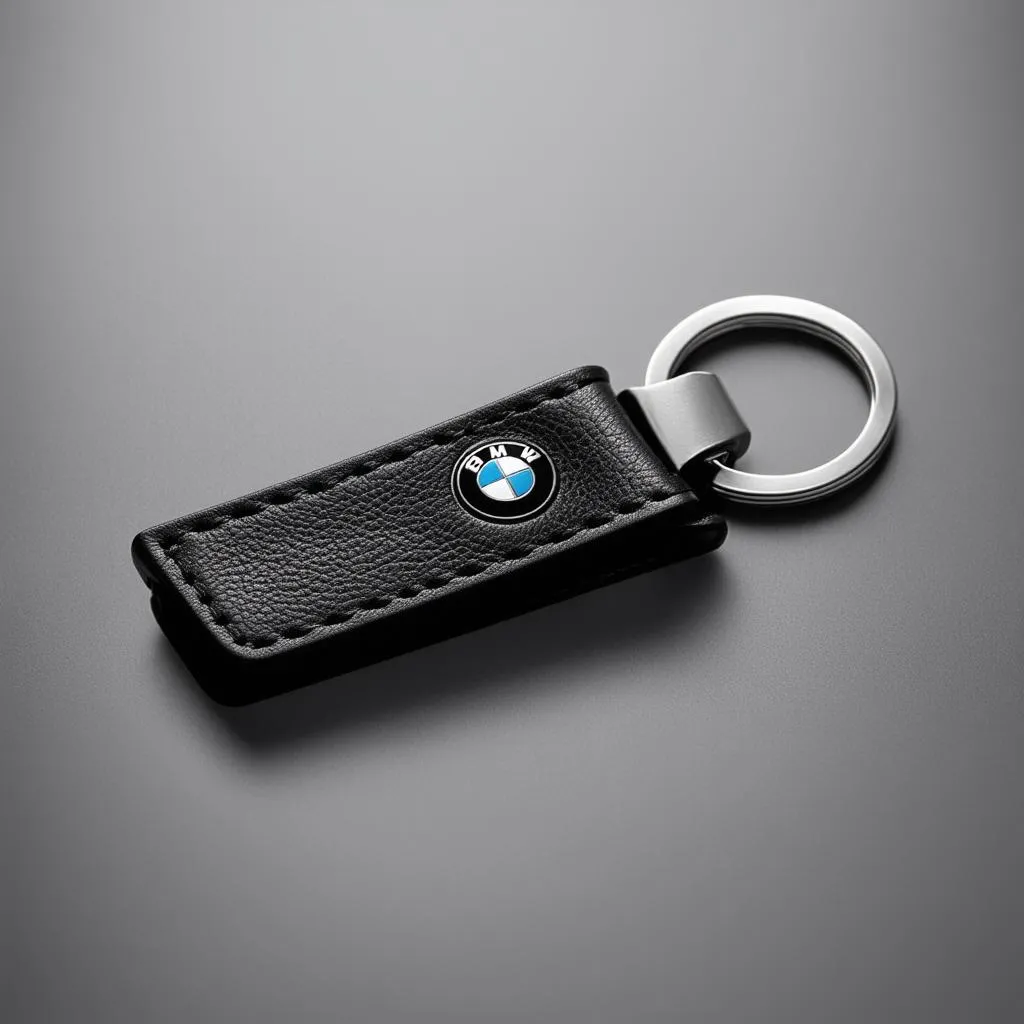 BMW Leather Keyring