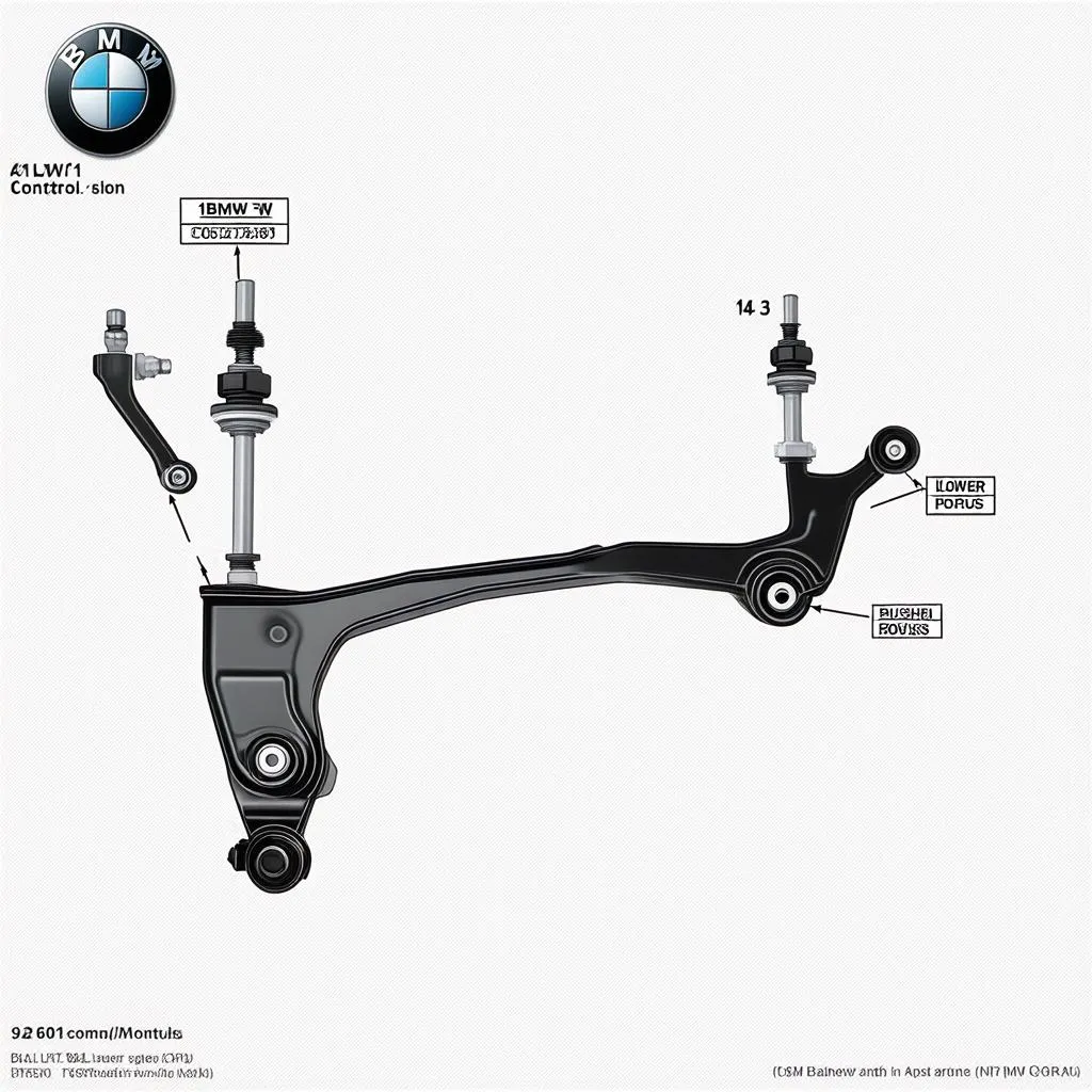 BMW Lower Control Arm Diagram