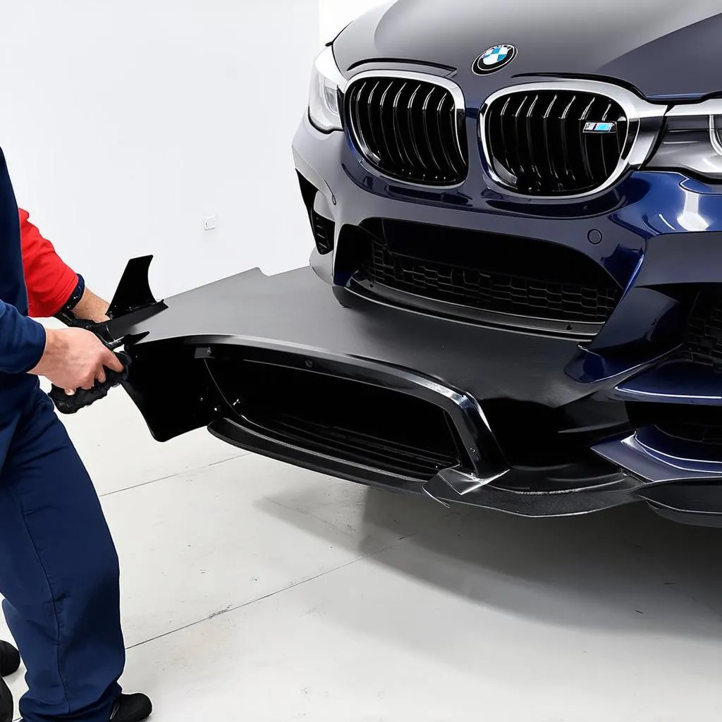 BMW M Sport Front Bumper Installation