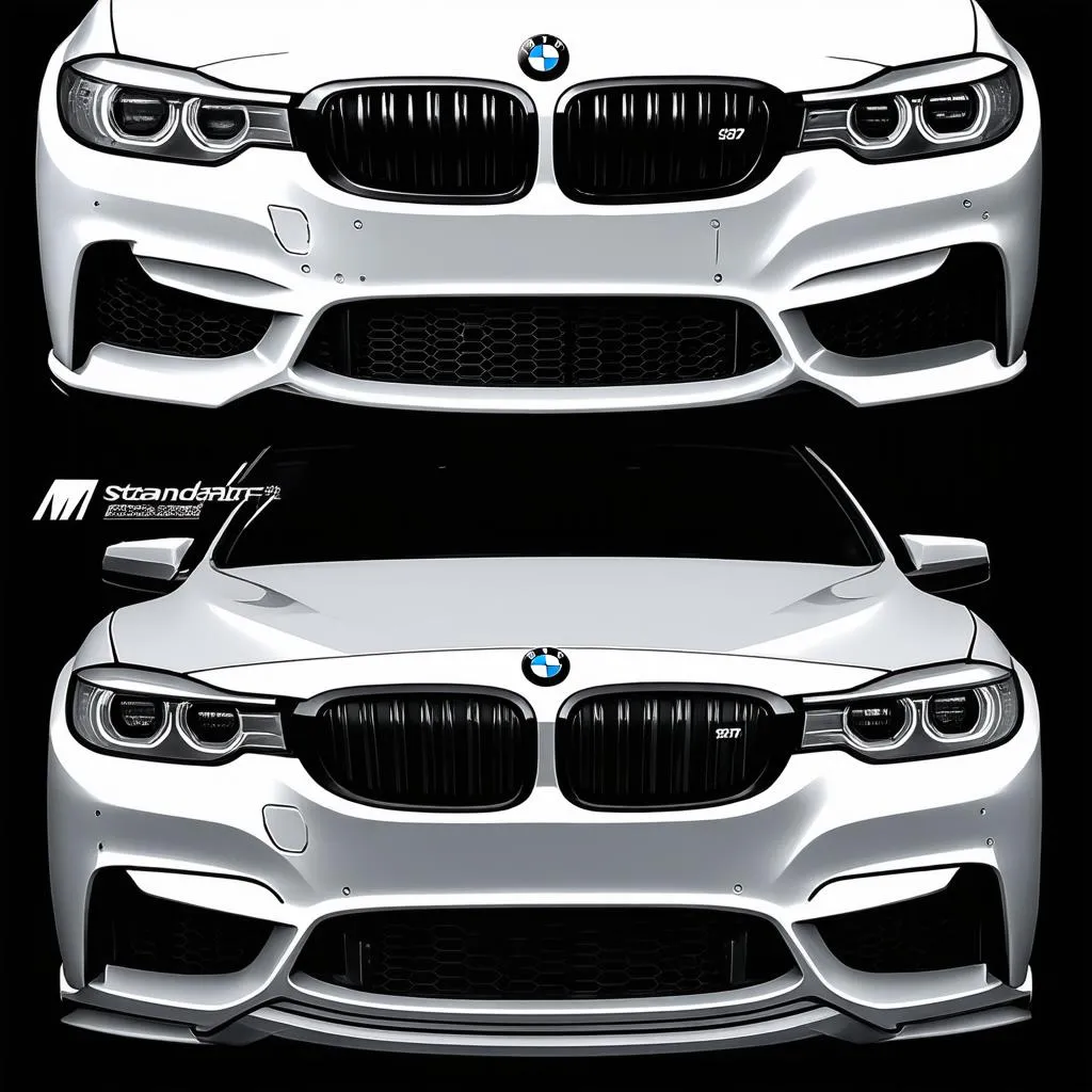 BMW M Sport Front Bumper Comparison