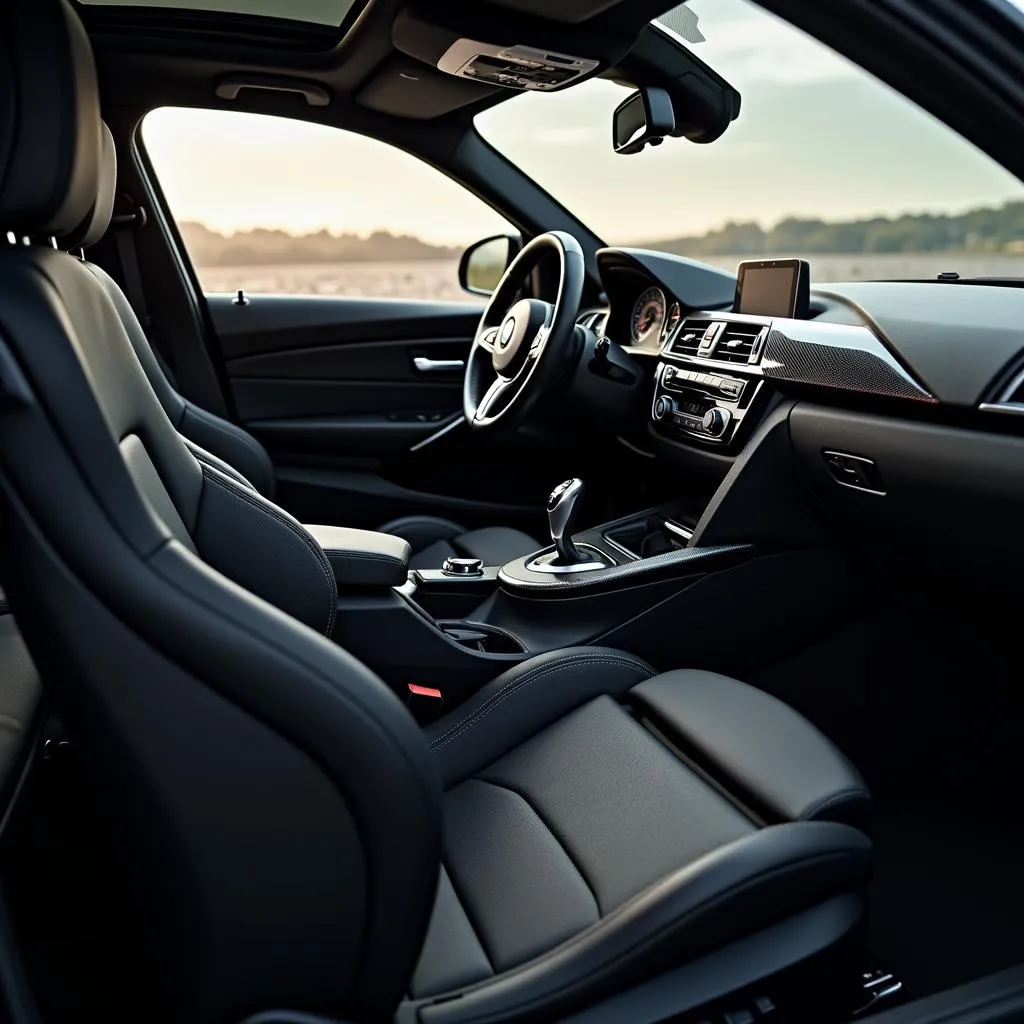 BMW M2 Black Interior Sporty Design