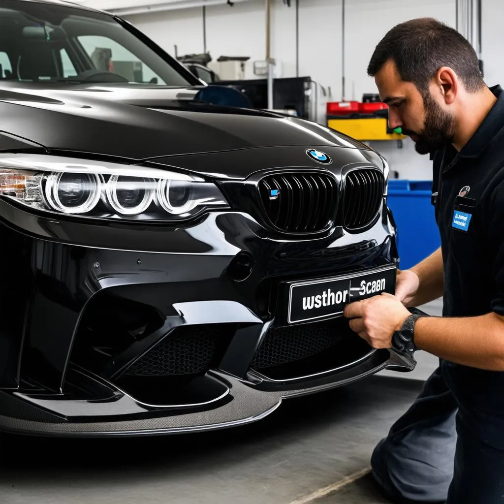 Professional Front Lip Installation