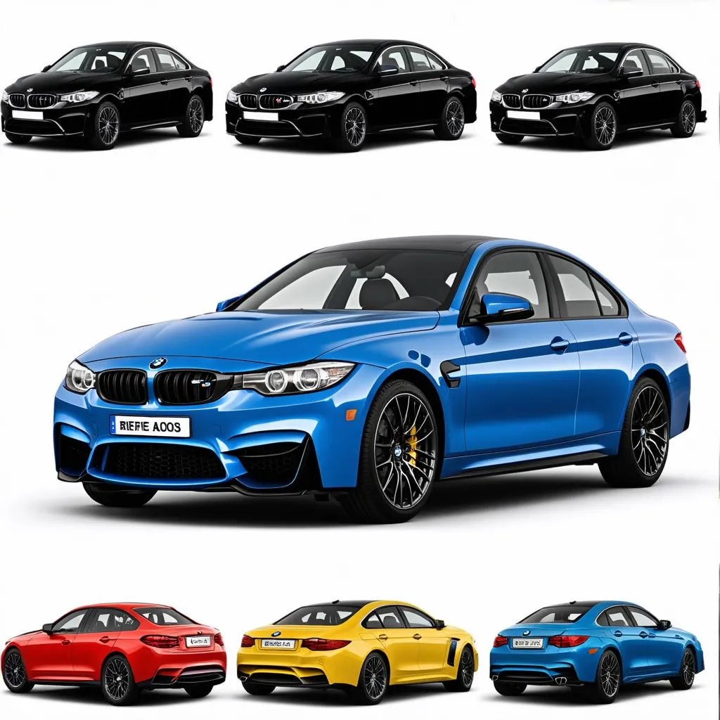 BMW M3 Color Palette