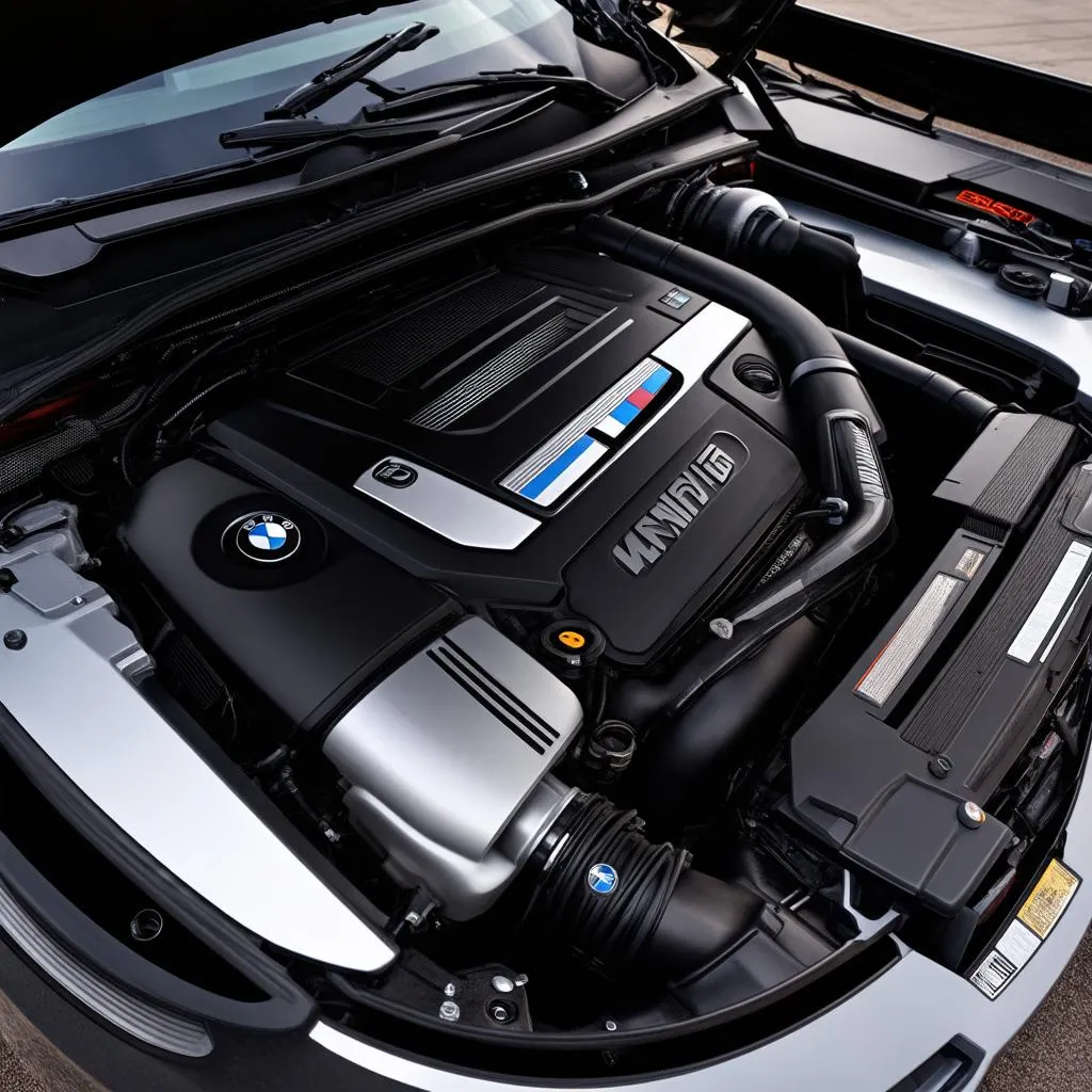 BMW M3 Engine Closeup