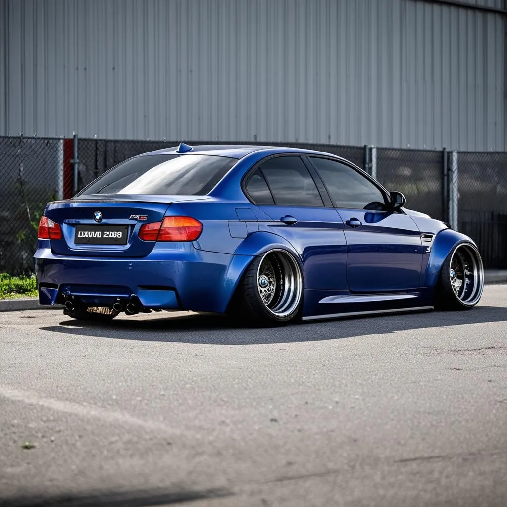 Lowering a BMW M3