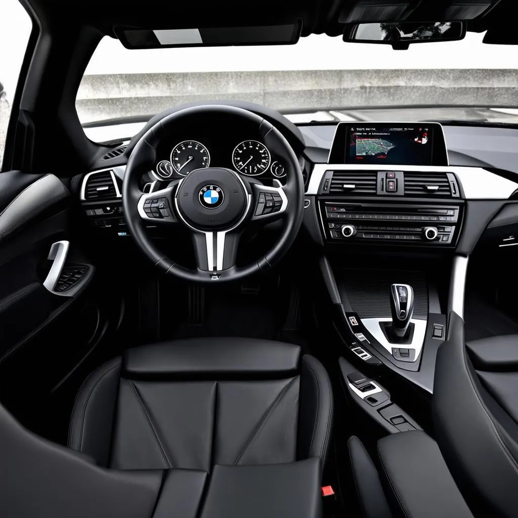 2016 BMW M4 interior